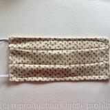 Ditsy olive leaves and orange Flowers