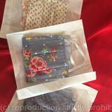 Sending off reversible face masks