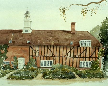 Henlow Grange, a rear view