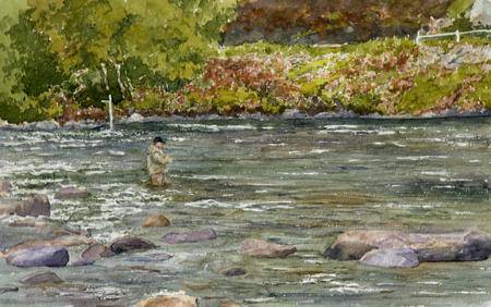 River Spey Fisherman