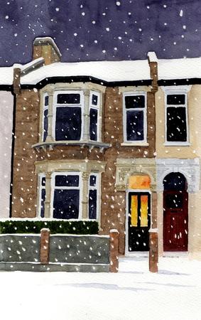 Snowy London Home