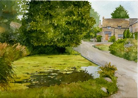 Oxfordshire Village Pond