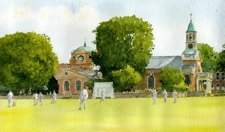 Cricket Match in Kew