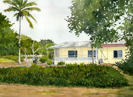 Gabon House Portrait