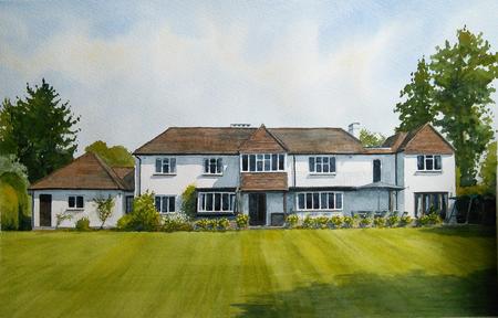 Shalford, Surrey House Portrait