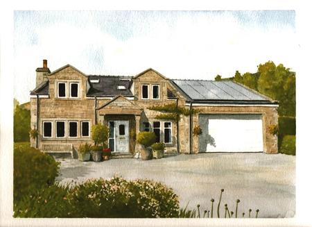 Hebden Bridge House Portrait