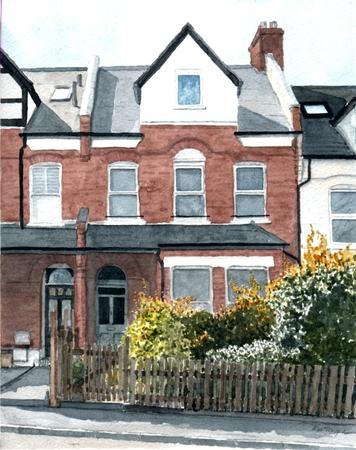 House Portrait in Watercolour