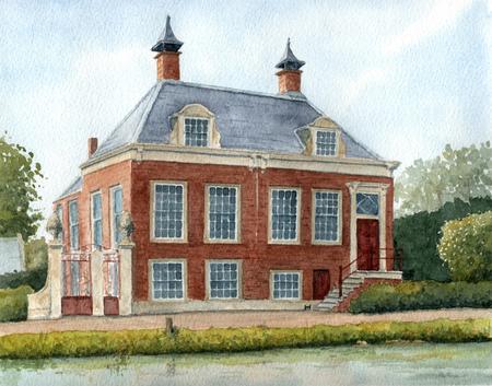 Riverside Dutch House Portriat