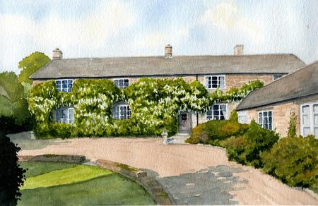 Warwickshire House in Watercolour