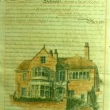 House Portrait on Old Deeds
