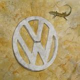 VW Camper in Stone