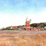 Cley next the Sea watercolour