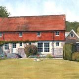 East Grinstead House on Watercolour