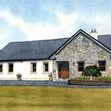 Co. Mayo House in Watercolour