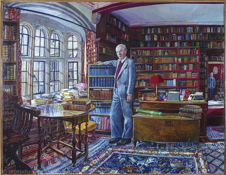 Robert Shackleton in the Bodlean library