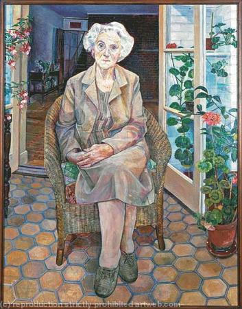 Mabel Whitehead, the artist's grandmother.