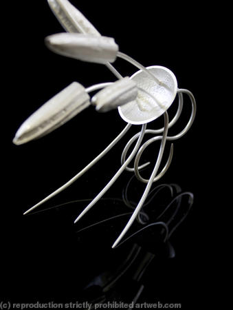 white double pin ring I