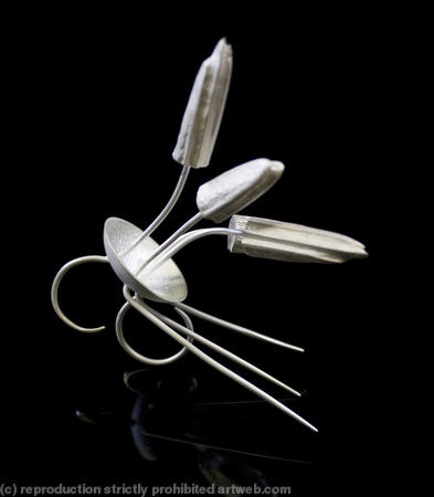 white double pin ring II