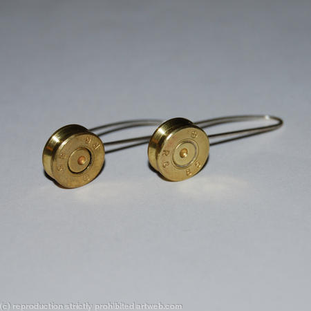 jewel ammunition earrings