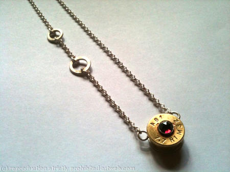 jewel ammunition necklace