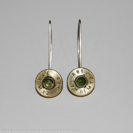 jewel ammunition earrings
