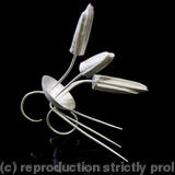 white double pin ring II