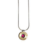 jewel ammunition rose-cut garnet pendant