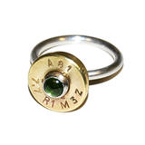 jewel ammunition green tourmaline ring