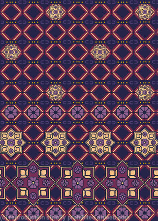  Border geometric design