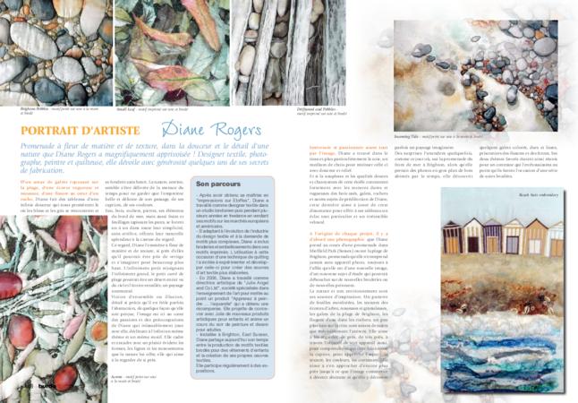 Portrait d'Artiste - Burda Patchwork article 