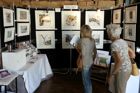 Diane Rogers at Michelham Priory Sussex Guild Show