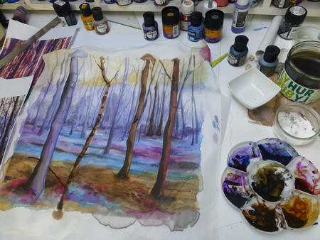 Woodland in progress