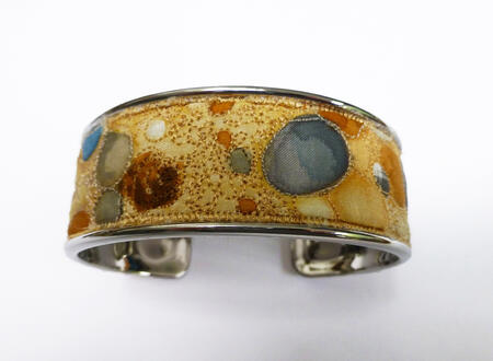 Beach Bracelet (narrow silver coloured metal)