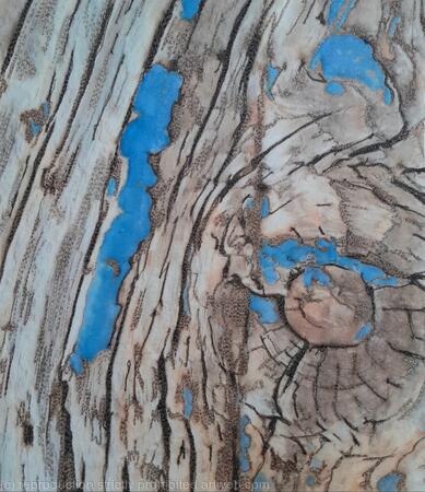 Stitched Fragment Blue