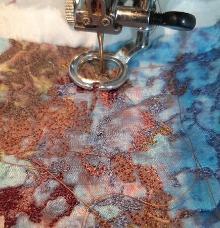 Lichen Landscape in progress