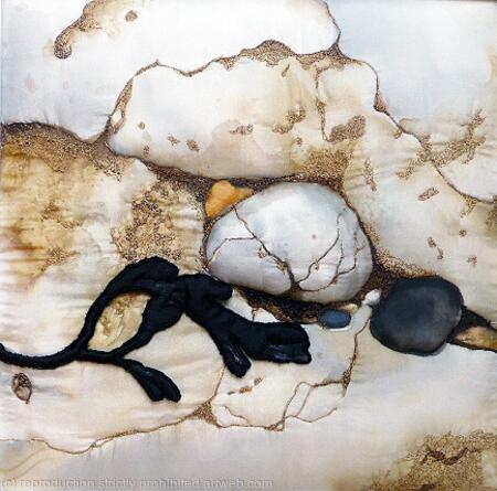 White Pebble in Chalk Rock Pool