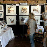Diane Rogers at Michelham Priory Sussex Guild Show