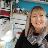 Diane Rogers in studio