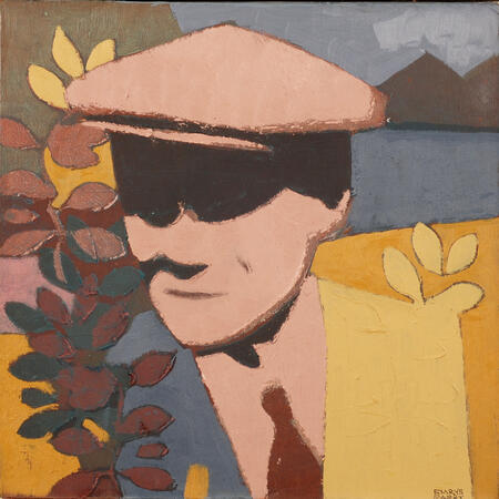 Man in Yellow Landscape / Dyn Mewn Tirlyn Melyn