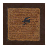 Black Bird With Script / Aderyn du Ac Ysgrifen