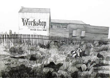 Workshop Sign on George Leigh St. 