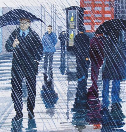 Shopping in the Rain, Manchester