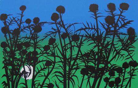 Thistles by the Canal