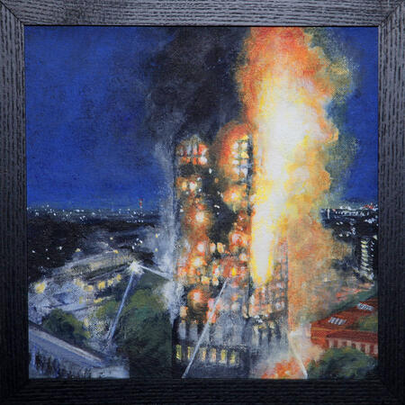 Tower Inferno - 4 Quadriptych