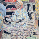 Najemba Sells Sweet Potatoes - Uganda