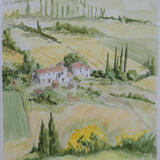 Umbrian Farmhouse Sunrise
