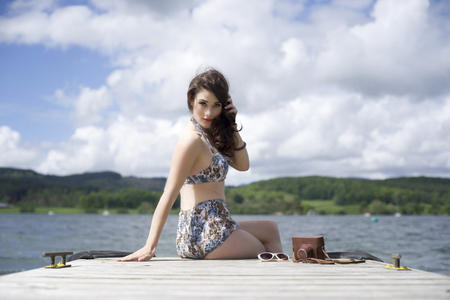 Vintage fabric cotton Bikini