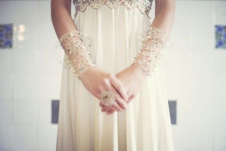 Silver Cuff with fresh water pearls