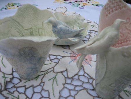 New Vessels some with birds