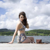 Vintage fabric cotton Bikini